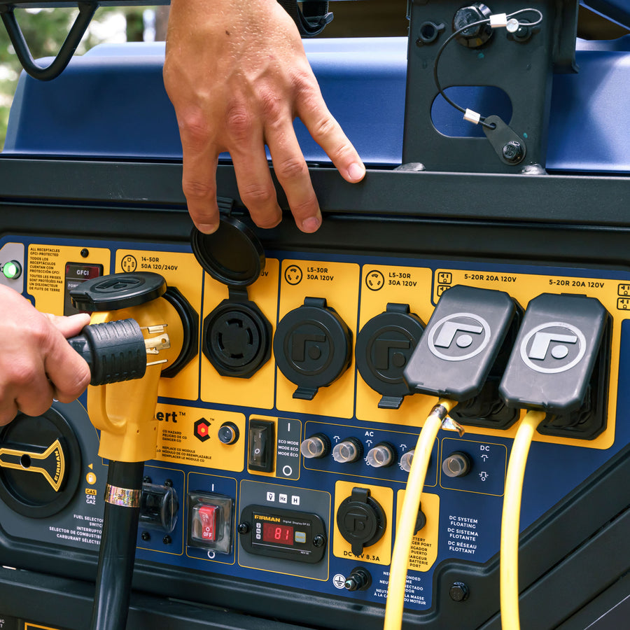 FIRMAN® Tri Fuel Portable Generator 15000W Electric Start 120/240V With CO Alert #T12071
