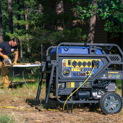 FIRMAN® Tri Fuel Portable Generator 15000W Electric Start 120/240V With CO Alert #T12071