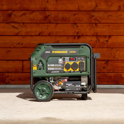 FIRMAN® LPG Portable Generator 4100W Electric Start #L03391