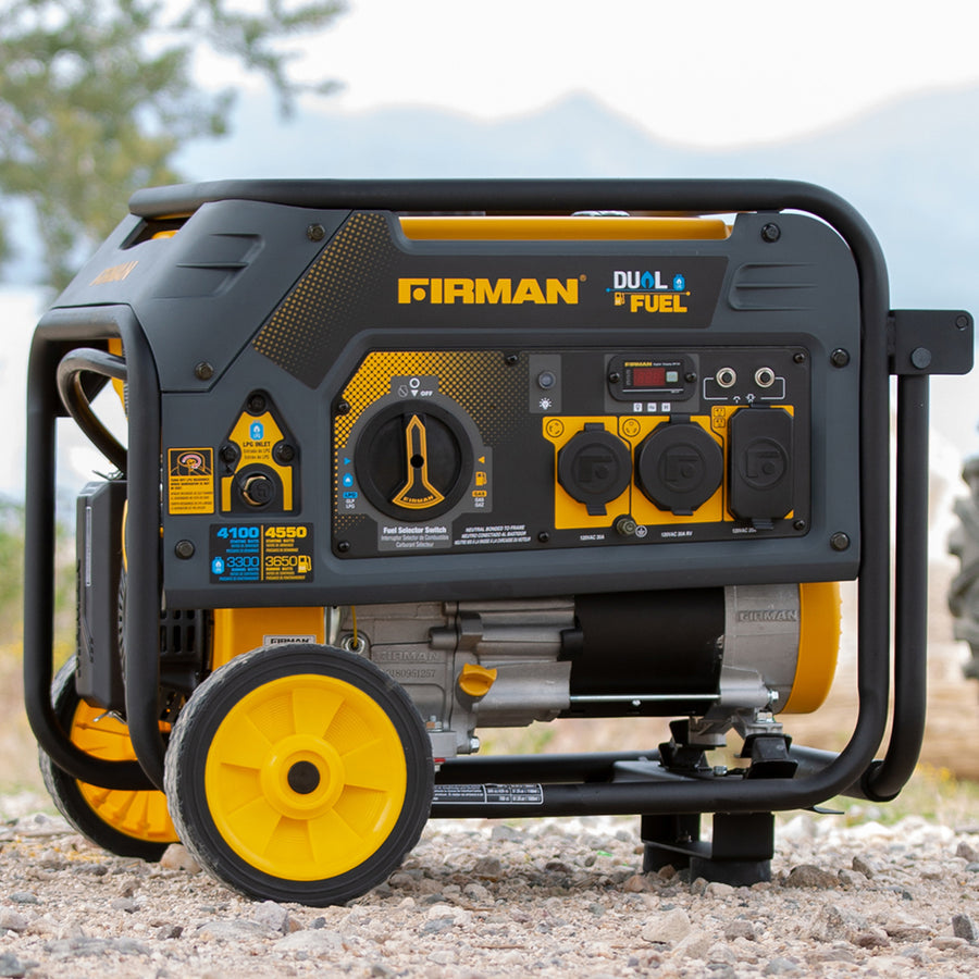 FIRMAN® Dual Fuel Portable Generator 3650W Recoil Start #H03652