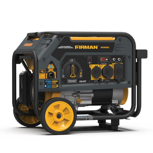 FIRMAN® Dual Fuel Portable Generator 3650W Recoil Start #H03652