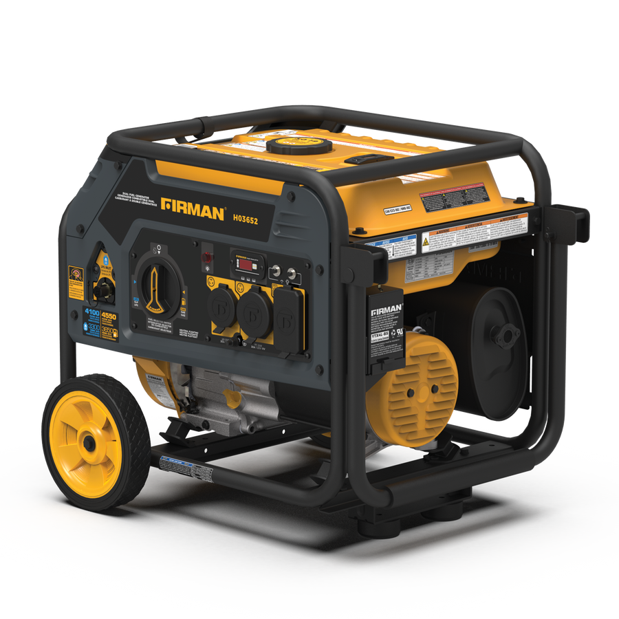 FIRMAN® Dual Fuel Portable Generator 3650W Recoil Start #H03652
