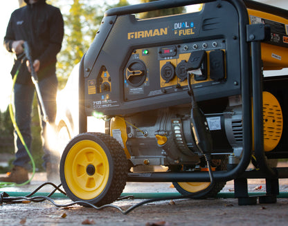 FIRMAN® Dual Fuel 5700W Portable Generator Recoil Start 120/240V #H05752