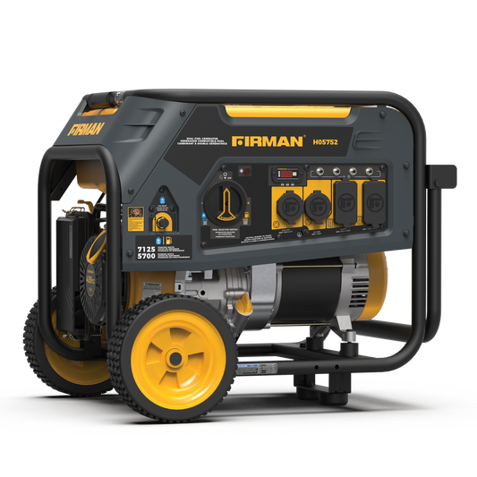 FIRMAN® Dual Fuel 5700W Portable Generator Recoil Start 120/240V #H05752