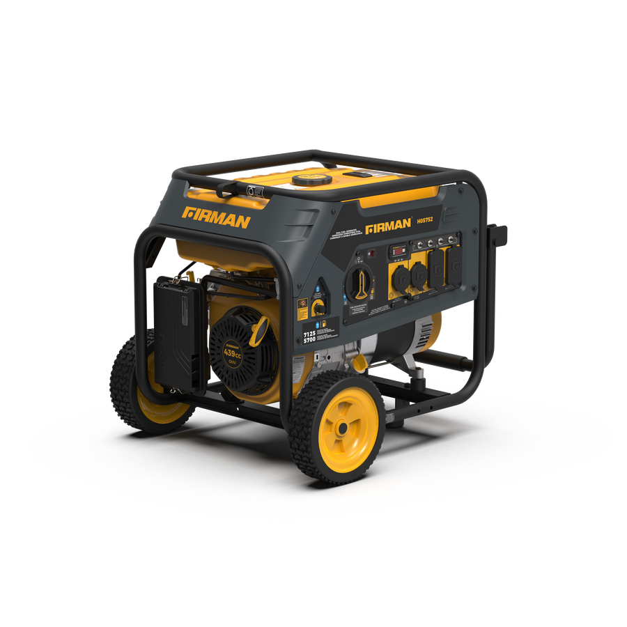 FIRMAN® Dual Fuel 5700W Portable Generator Recoil Start 120/240V #H05752