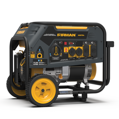 FIRMAN® Dual Fuel Portable Generator 5700W Recoil Start 120/240V #H05754
