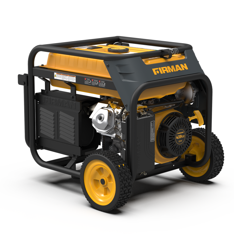 FIRMAN® Dual Fuel Portable Generator 5700W Recoil Start 120/240V #H05754