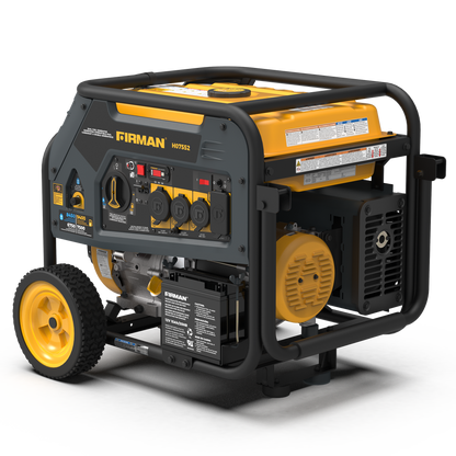 FIRMAN® Dual Fuel Portable Generator 7500W Electric Start 120/240V #H07552