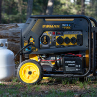 FIRMAN® Dual Fuel Portable Generator 7500W Electric Start 120/240V #H07552