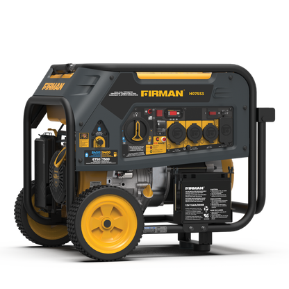 FIRMAN® Dual Fuel Portable Generator 9400W Electric Start 120/240V with CO Alert #H07553