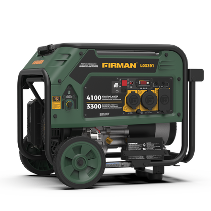 FIRMAN® LPG Portable Generator 4100W Electric Start #L03391