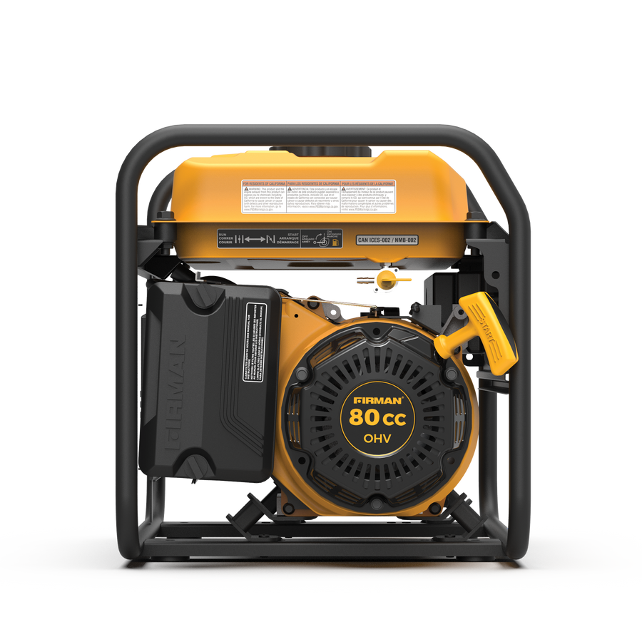 FIRMAN® Gas Portable Generator 1500W Recoil Start with CO alert #P01204