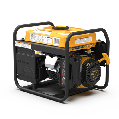 FIRMAN® Gas Portable Generator 1500W Recoil Start with CO alert #P01204