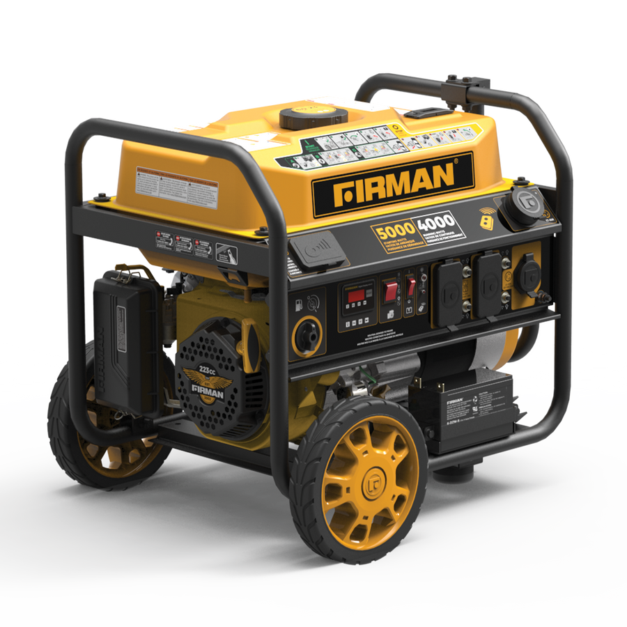 FIRMAN® Gas Portable Generator 5000W Remote Start 120V #P04001