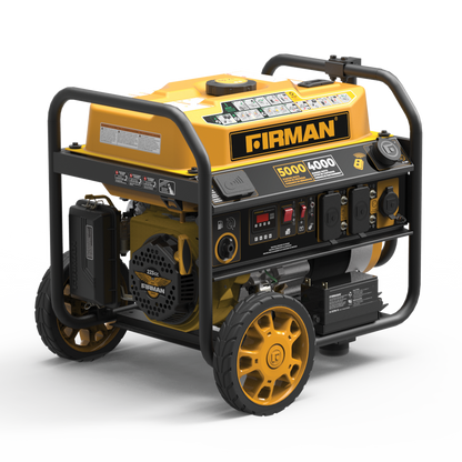 FIRMAN® Gas Portable Generator 5000W Remote Start 120V #P04001