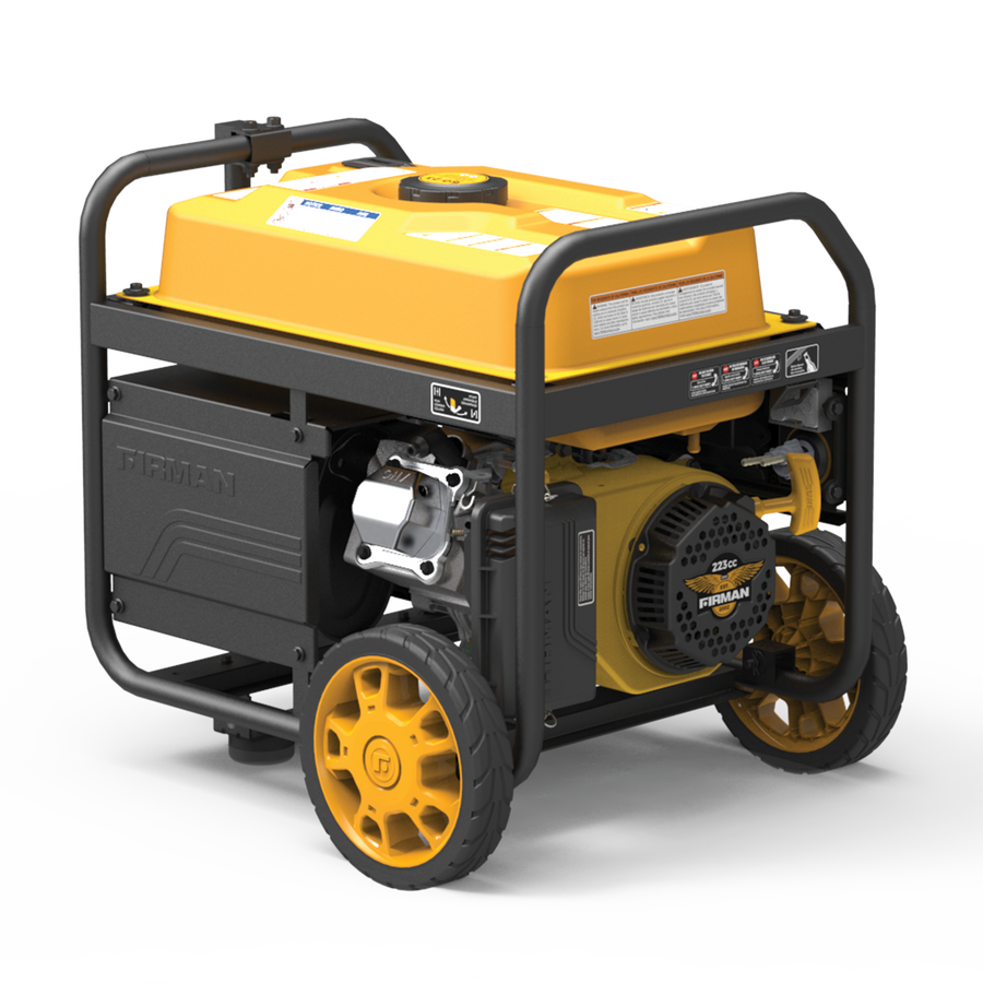 FIRMAN® Gas Portable Generator 5000W Remote Start 120V #P04001