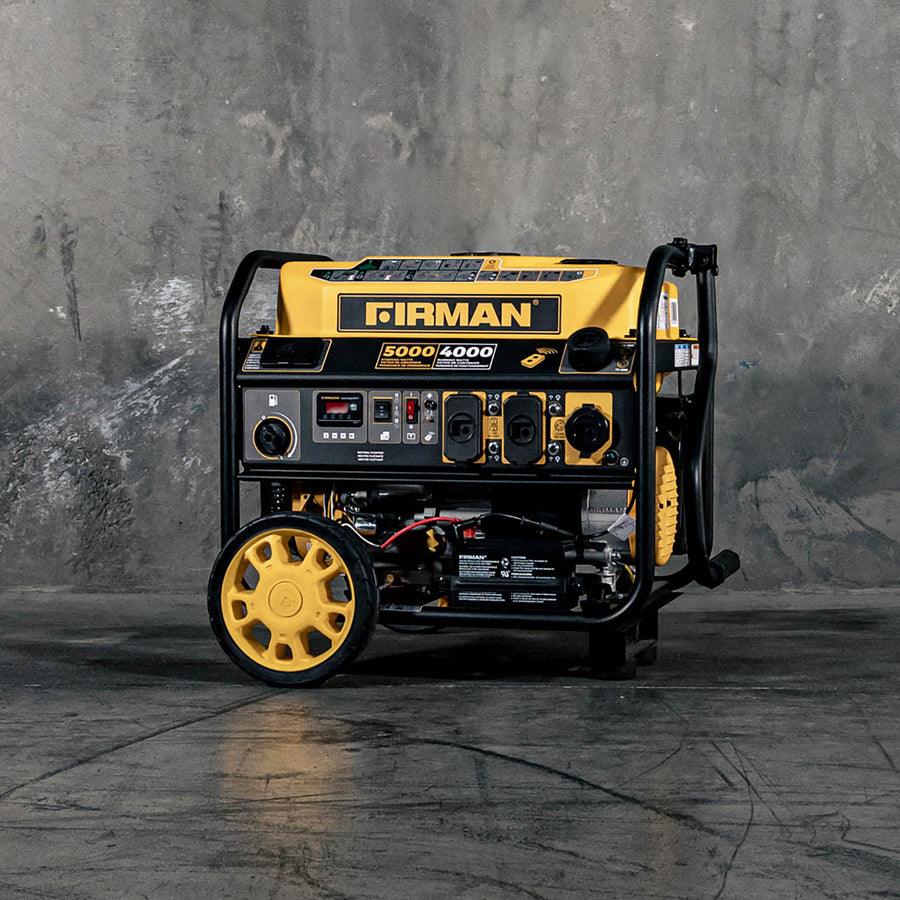 FIRMAN® Gas Portable Generator 5000W Remote Start 120V #P04001