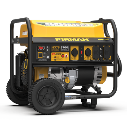 FIRMAN® Gas Portable Generator 8350W Recoil Start 120/240V With CO Alert #P06702