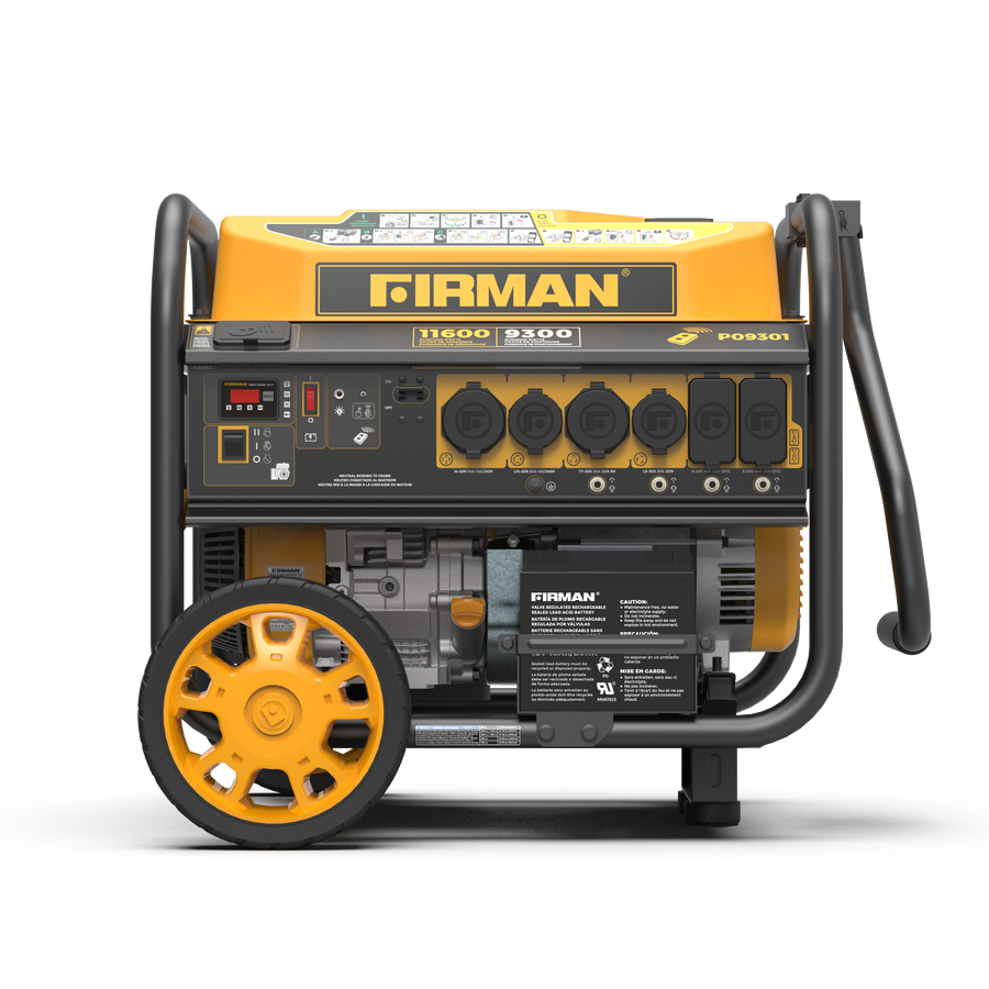 FIRMAN® Gas Portable Generator 11600W Remote Start 120/240V #P09301