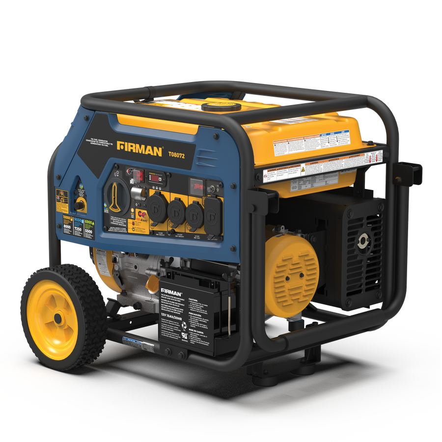 FIRMAN® Tri Fuel 8000W Portable Generator Electric Start 120/240V with CO Alert #T08072