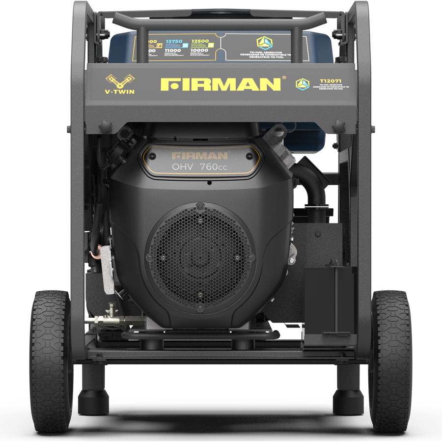 FIRMAN® Tri Fuel Portable Generator 15000W Electric Start 120/240V With CO Alert #T12071
