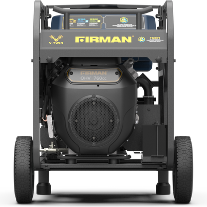 FIRMAN® Tri Fuel Portable Generator 15000W Electric Start 120/240V With CO Alert #T12071