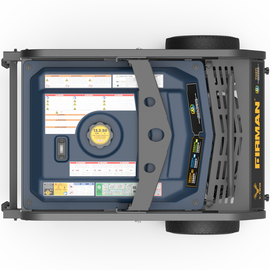 FIRMAN® Tri Fuel Portable Generator 15000W Electric Start 120/240V With CO Alert #T12071