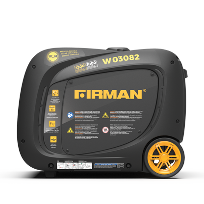 FIRMAN® Inverter Portable Generator 3300W Electric Start #W03082