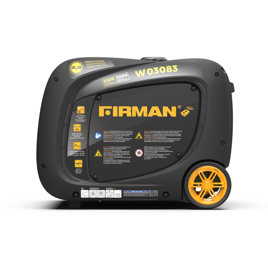 FIRMAN® Inverter Portable Generator 3300W Remote Start #W03083