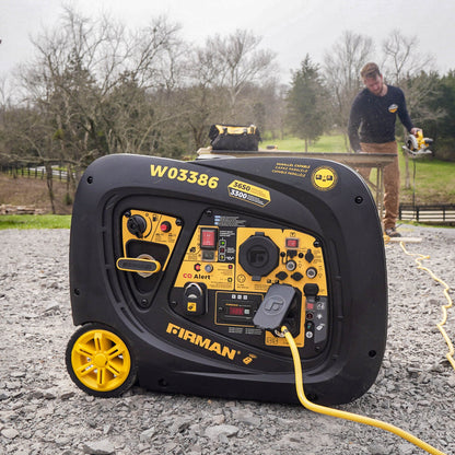 FIRMAN® Inverter Portable Generator 3650W Remote Start with CO Alert #W03386