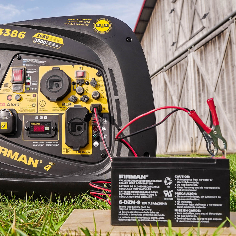 FIRMAN® Inverter Portable Generator 3650W Remote Start with CO Alert #W03386