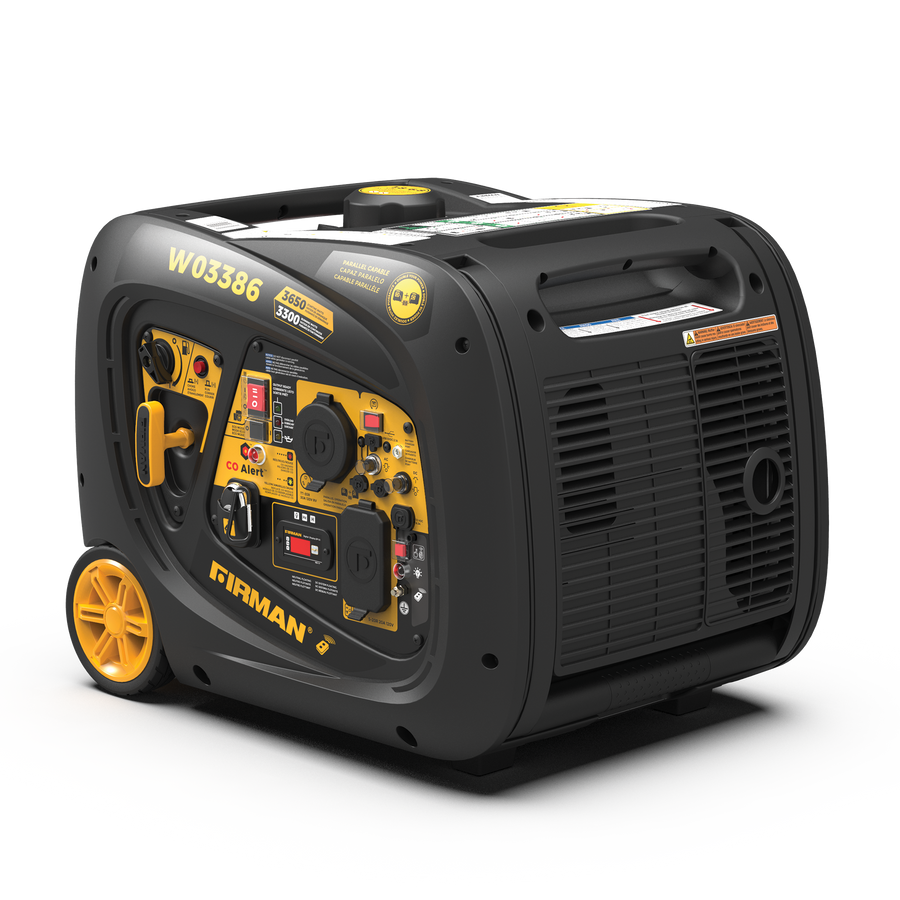 FIRMAN® Inverter Portable Generator 3650W Remote Start with CO Alert #W03386