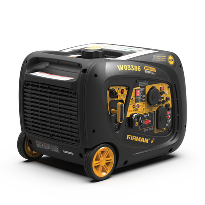 FIRMAN® Inverter Portable Generator 3650W Remote Start with CO Alert #W03386