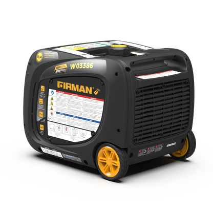FIRMAN® Inverter Portable Generator 3650W Remote Start with CO Alert #W03386