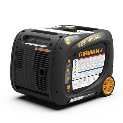 FIRMAN® Inverter Portable Generator 3650W Remote Start with CO Alert #W03386