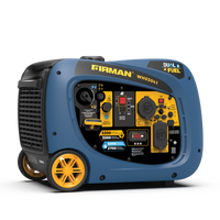 FIRMAN® Dual Fuel Inverter Portable Generator 3300W Recoil Start #WH03041