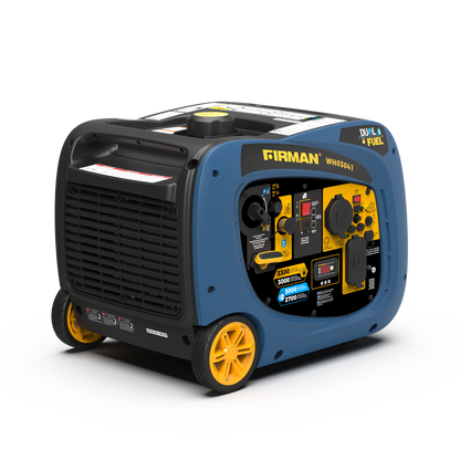 FIRMAN® Dual Fuel Inverter Portable Generator 3300W Recoil Start #WH03041