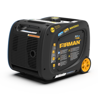 FIRMAN® Dual Fuel Inverter Portable Generator 3300W Recoil Start #WH03041