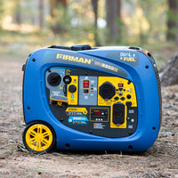 FIRMAN® Dual Fuel Inverter Portable Generator 3300W Electric Start #WH03042