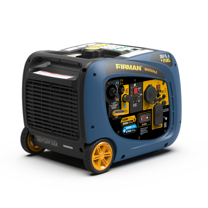 FIRMAN® Dual Fuel Inverter Portable Generator 3300W Electric Start #WH03042