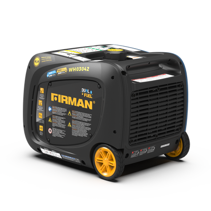FIRMAN® Dual Fuel Inverter Portable Generator 3300W Electric Start #WH03042