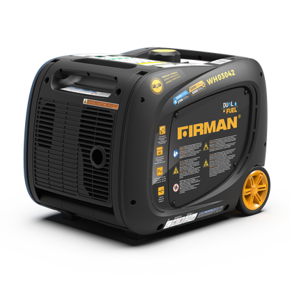 FIRMAN® Dual Fuel Inverter Portable Generator 3300W Electric Start #WH03042