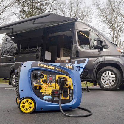 FIRMAN® Dual Fuel Inverter Portable Generator 4000W Electric Start with CO Alert #WH03242