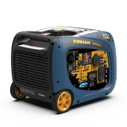 FIRMAN® Dual Fuel Inverter Portable Generator 4000W Electric Start with CO Alert #WH03242