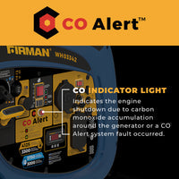 FIRMAN® Dual Fuel Inverter Portable Generator 4125W Electric Start with CO Alert #WH03342