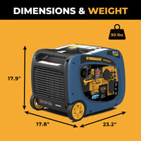 FIRMAN® Dual Fuel Inverter Portable Generator 4125W Electric Start with CO Alert #WH03342