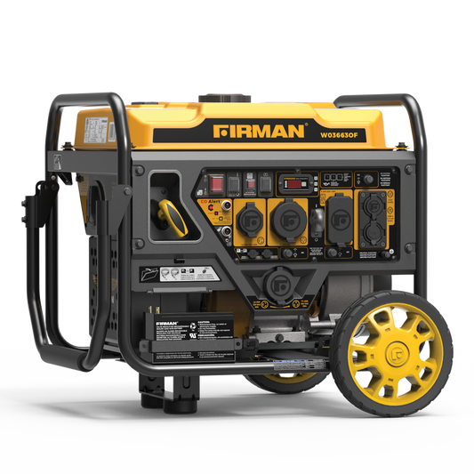 FIRMAN® Inverter Open Frame Portable Generator 4500W Remote Start with CO Alert #W03663OF