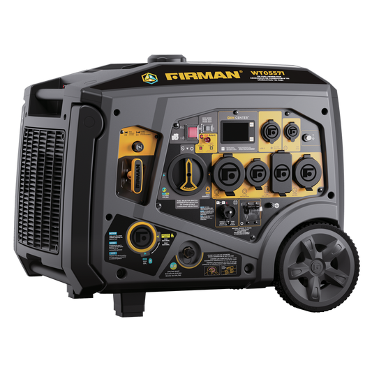 FIRMAN® Tri Fuel Inverter Portable Generator 6850W Electric Start With CO Alert #WT05571